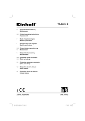 EINHELL 42.579.40 Originalbetriebsanleitung