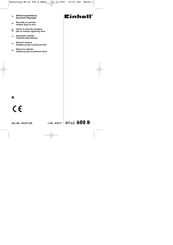 EINHELL 43.071.84 Bedienungsanleitung