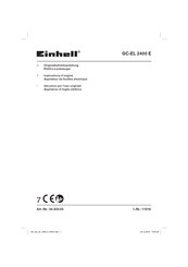EINHELL GC-EL 2400 E Originalbetriebsanleitung