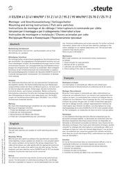 steute EM 61 Z Montage- Und Anschlussanleitung