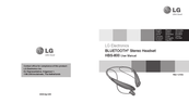 LG TONE ULTRA BLUETOOTH HBS-800 Bedienungsanleitung