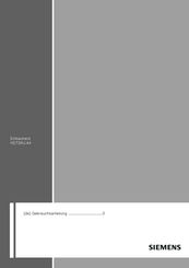Siemens HE73AU 44-Serie Gebrauchsanleitung