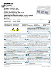 Siemens 3VA950. - 0JG23 Serie Betriebsanleitung