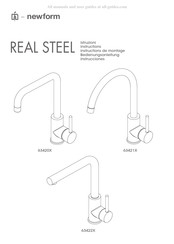 Newform REAL STEEL 63420 Serie Montageanleitung