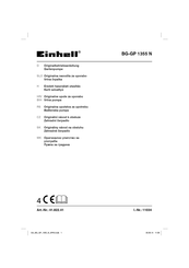 EINHELL 41.822.41 Originalbetriebsanleitung