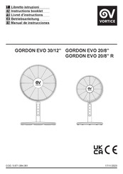 Vortice GORDON EVO 20/8 R Betriebsanleitung