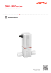 Gemü C53 iComLine Betriebsanleitung