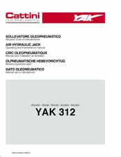 Cattini Oleopneumatica YAK 312 Bedienungsanleitung