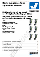 Viessmann 4751 Bedienungsanleitung