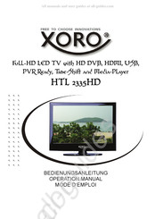 Xoro HTL-2335HD Bedienungsanleitung