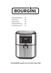 Bourgini Health Fryer Pro XXL Gebrauchsanleitung