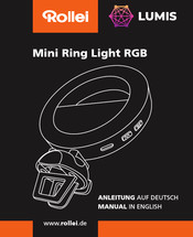 Rollei LUMIS Mini Ring Light RGB Anleitung