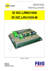 Feig Electronic OBID i-scan ID ISC.LRMU1000 Montage Und Installation
