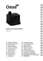 Oase Aquarius Universal Classic 440 Gebrauchsanleitung