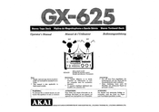 Akai GX-625 Bedienungsanleitung