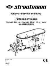 BSL strautmann Verti-Mix 1801 Double Originalbetriebsanleitung