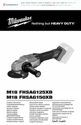 Milwaukee M18 FHSAG125XB Originalbetriebsanleitung