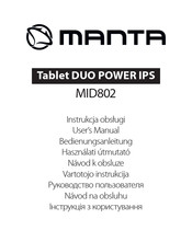 Manta MID802 Bedienungsanleitung