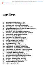 Elica Tube PRO IX/A/43 Montage- Und Gebrauchsanweisungen