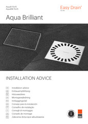 ESS Easy Drain AquaBW-15x15 Einbauempfehlung