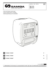 Samoa U-mete Bedienungsanleitung Und Ersatzteilliste