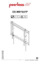 peerless-AV DS-MBY647P Bedienungsanleitung