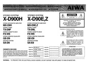 Aiwa X-D90Z Bedienungsanleitung