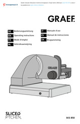 Graef SKS 850 Bedienungsanleitung