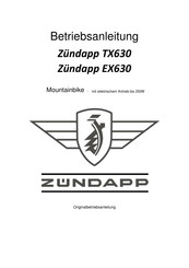 Zundapp EX630 Betriebsanleitung