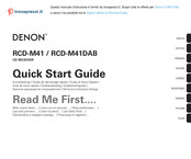 Denon RCD-M41 Kurzanleitung