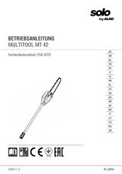 AL-KO solo MULTITOOL MT 42 Betriebsanleitung