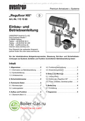 oventrop Regufloor HX Einbau- Und Betriebsanleitung