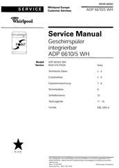 Whirlpool ADP 6610/5 WH Service