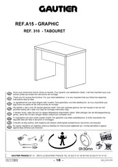 Gautier GRAPHIC A15 Montageanleitung
