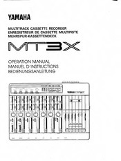Yamaha MT3X Bedienungsanleitung