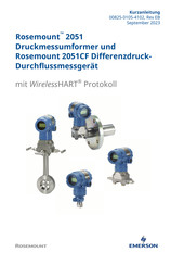 Emerson Rosemount 2051 Kurzanleitung