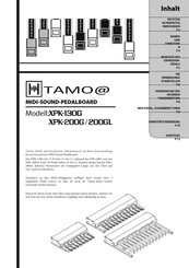 Hammond XPK-200GL Bedienungsanleitung