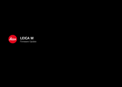 Leica M Firmware-Aktualisierung