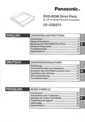 Panasonic CF-VDD272 Bedienungsanleitung