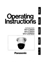 Panasonic WV-CS654 Benutzerhandbuch