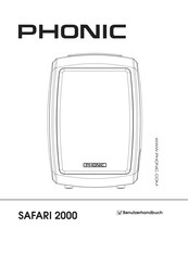 Phonic SAFARI 2000 Benutzerhandbuch