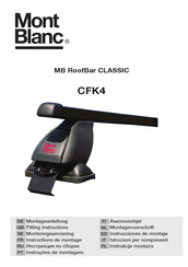 Mont Blanc MB RoofBar CLASSIC CFK4 Montageanleitung