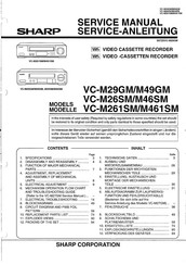 Sharp VC-M461SM Serviceanleitung