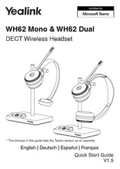 Yealink WH62 Mono Portable Kurzanleitung