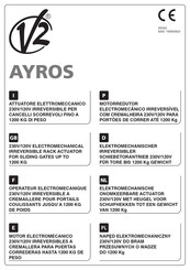 V2 AYROS800D-230V Montageanleitung