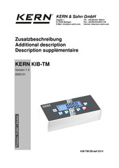 KERN KIB-TM Zusatzbeschreibung