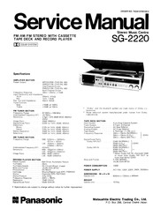 Panasonic SG-2220 Service