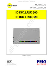 Feig Electronic ID ISC.LRU3500 Montage / Installation