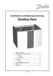 Danfoss Vent Bedienungs-, Installations- Und Wartungsanweisung