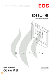 Eos Econ H3 Montage- Und Gebrauchsanweisungen